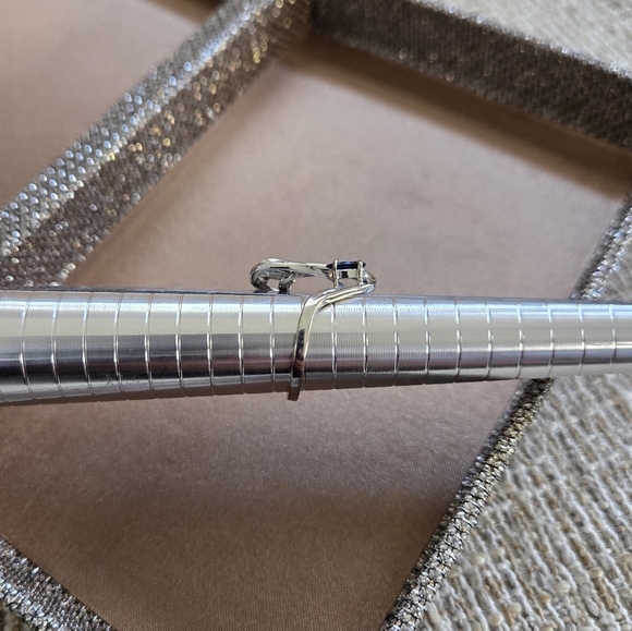 Vintage 10k Gold Sapphire Diamond Ring - Picture 5 of 10